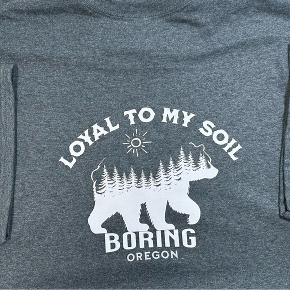 Custom Graphics! The shirts are heather gray @ sm, med, lg, xl, xxl crew neck. - Picture 4 of 5